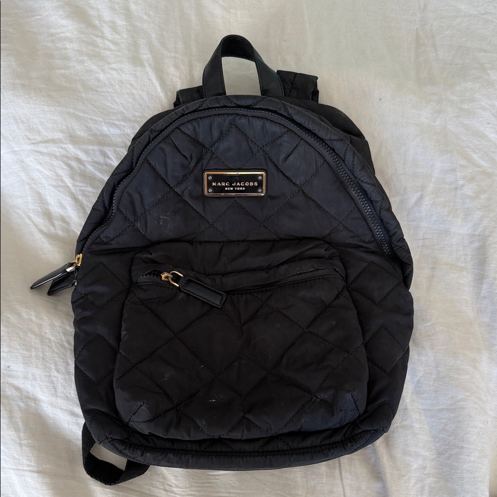 Marc Jacobs Quilted Black Backpack